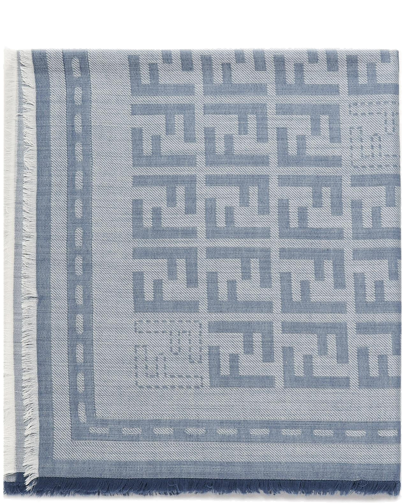 Scialle Ff Jacquard In Lana Fendi – Гарантія оригінальності