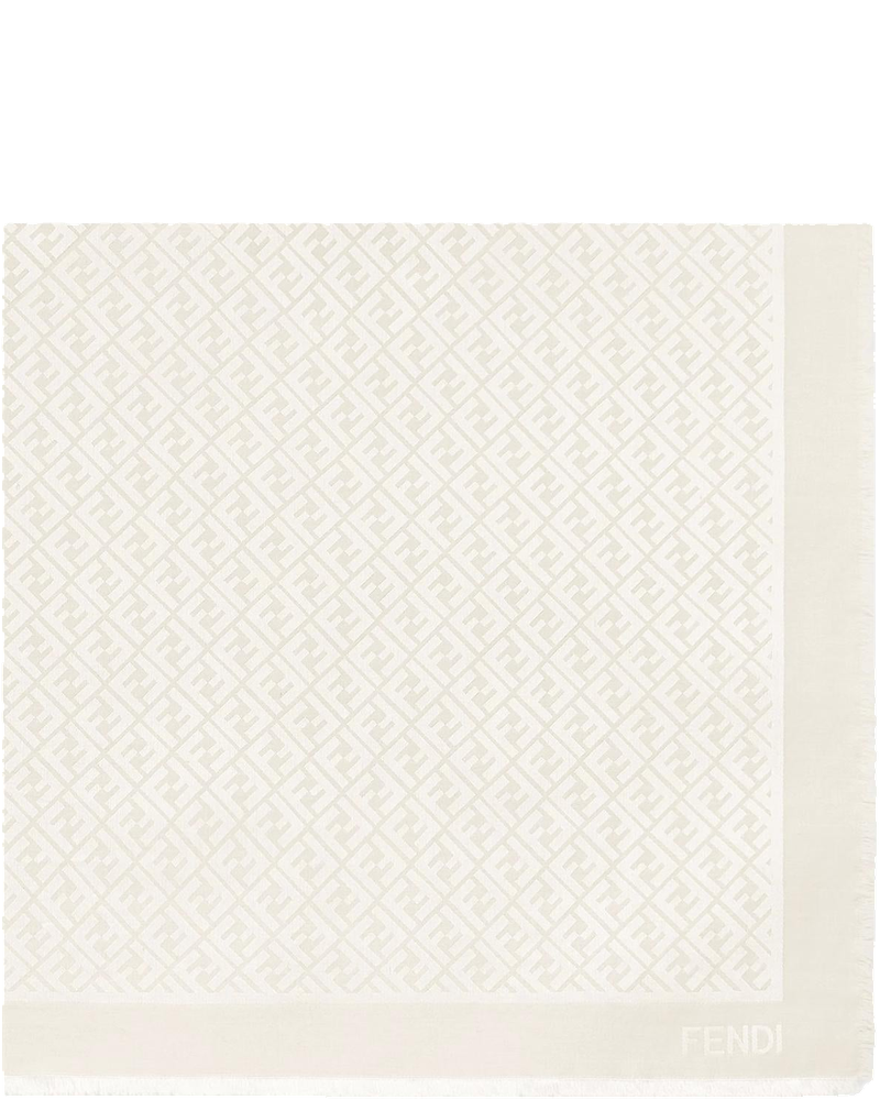 Оригінальна Scialle Ff Jacquard In Seta E Lana Fendi