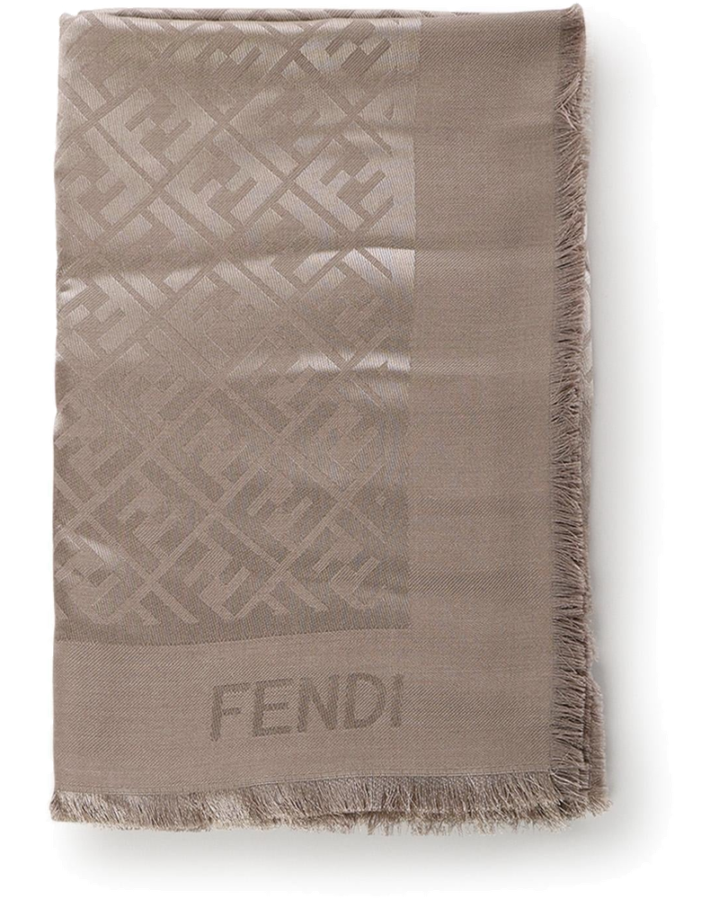 Scialle In Seta E Lana Ff Jacquard Fendi оригінал – Купити в Україні