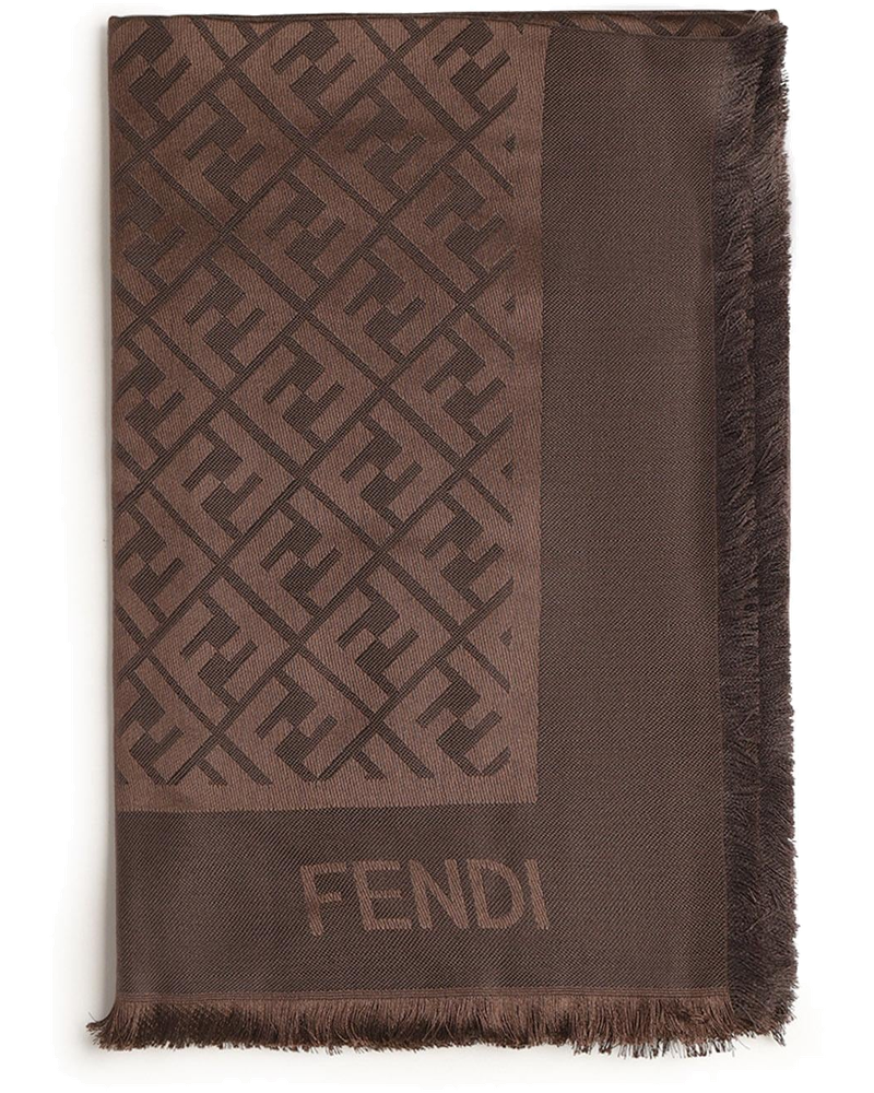 Scialle In Seta E Lana Ff Jacquard Fendi оригінал – Купити в Україні