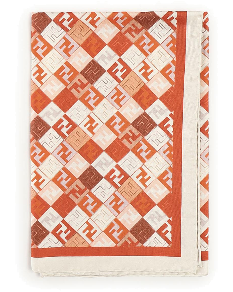 Foulard In Seta Rossa Fendi – Гарантія оригінальності