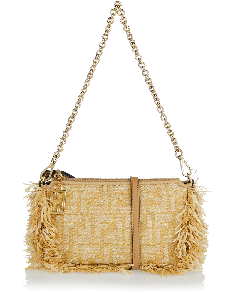 Baguette Raffia Ff Jacquard Pouch Fendi оригінал – Купити в Україні