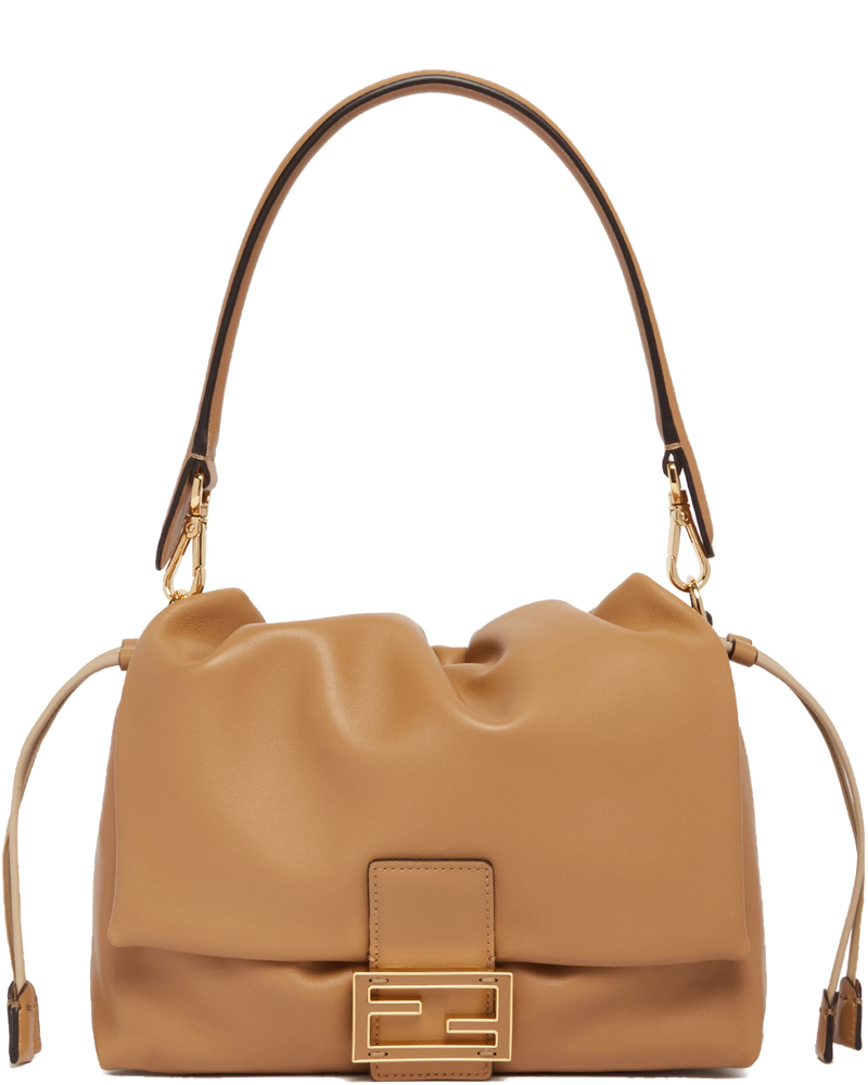Beige Mamma Baguette Medium Bag Fendi – Гарантія оригінальності
