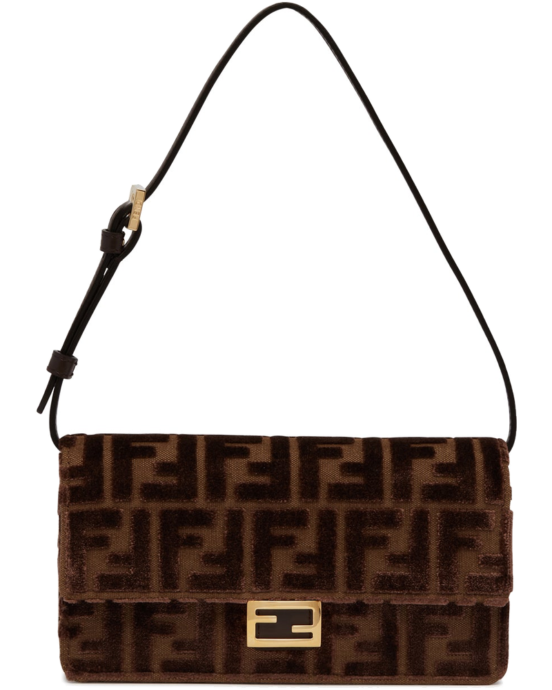 Оригінальна Brown Wallet On Chain Baguette Bag Fendi