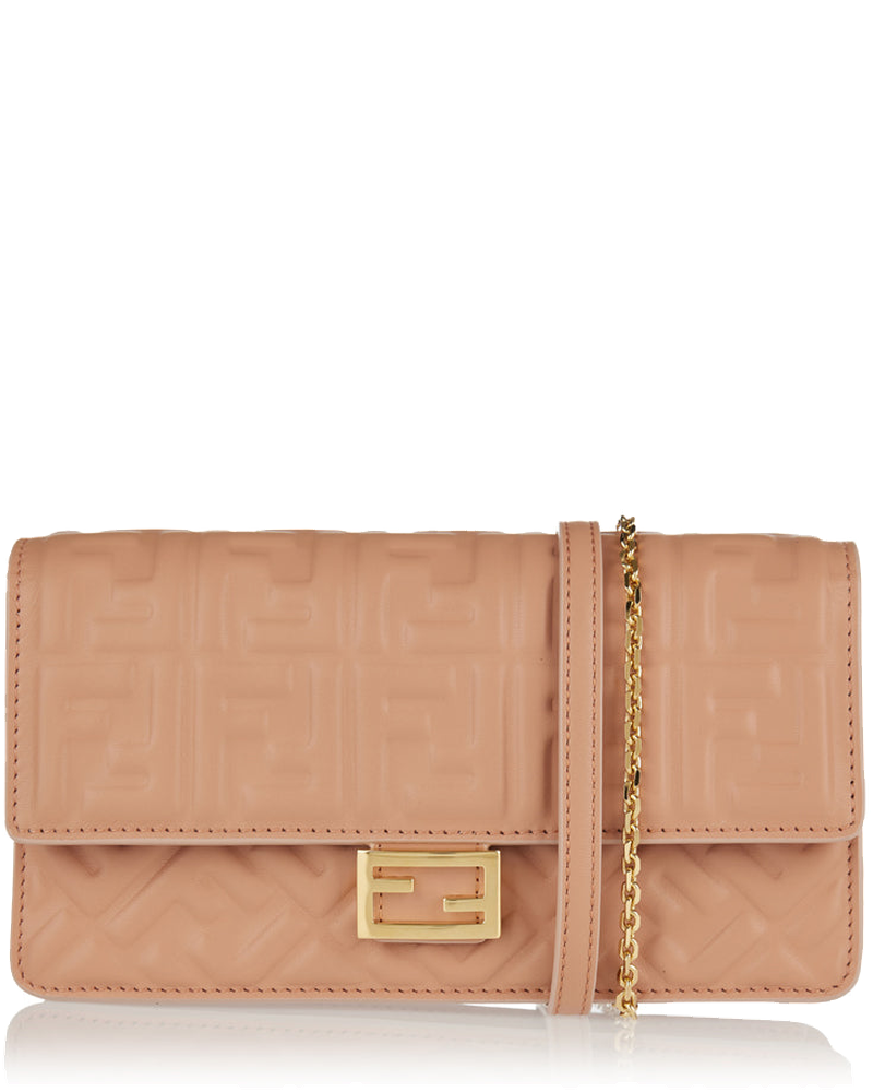 Baguette Ff Embossed Chain Linked Wallet Fendi оригінал – Купити в Україні