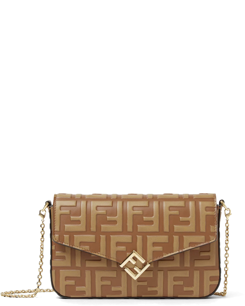 Оригінальна Two-Tone Ff Leather Wallet Fendi