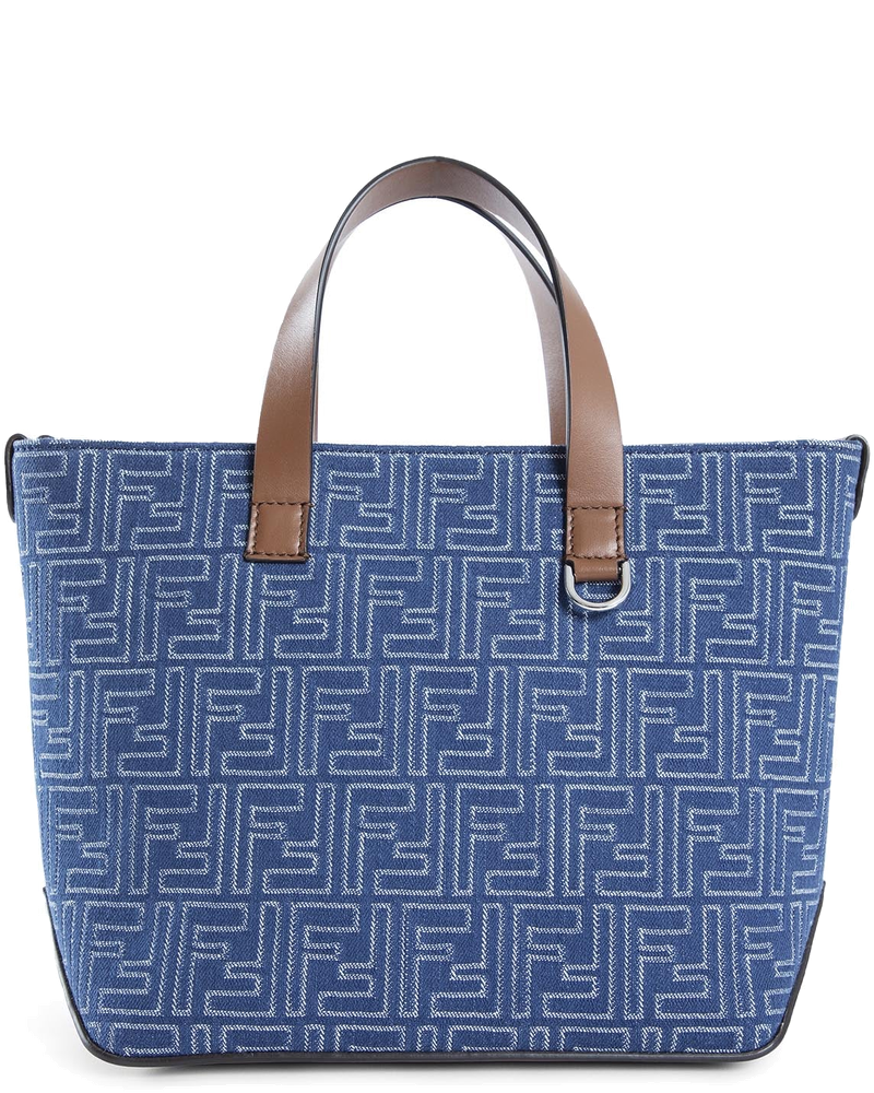 Ff Denim-Effect Shopping Bag Small Fendi оригінал – Купити в Україні