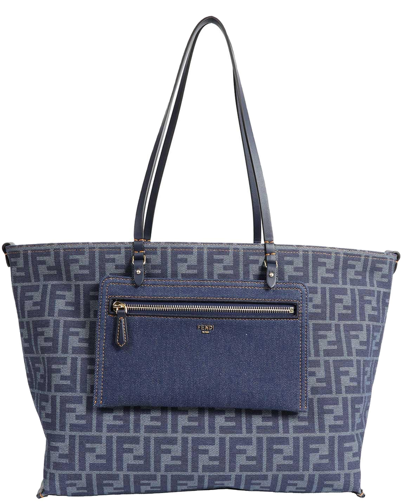 Ff Denim Jacquard Reversible Tote Bag Fendi – Гарантія оригінальності