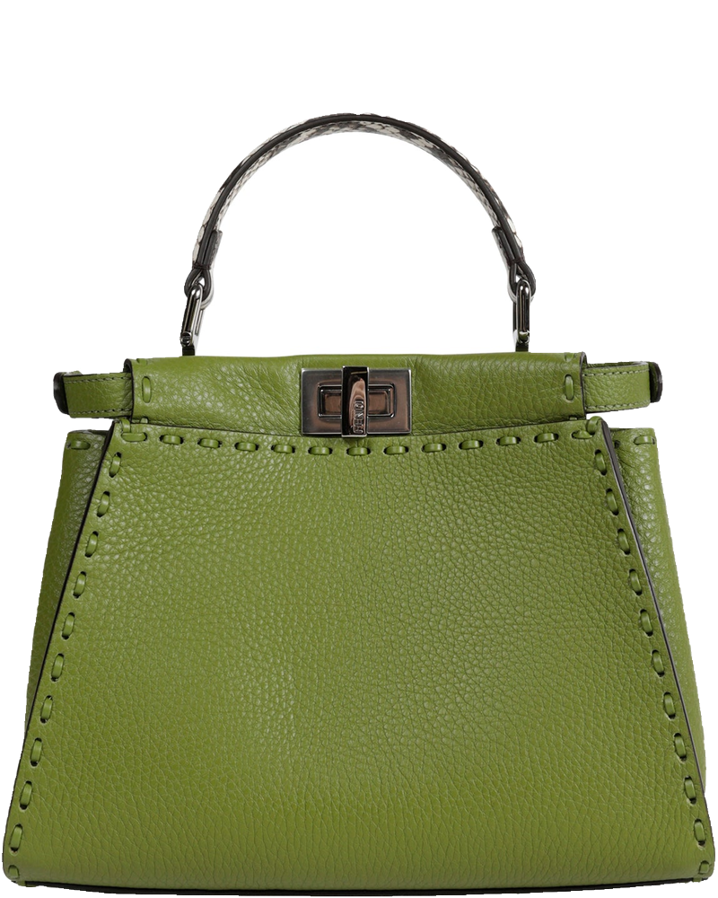Mini Peekaboo Leather Top Handle Bag Fendi оригінал – Купити в Україні