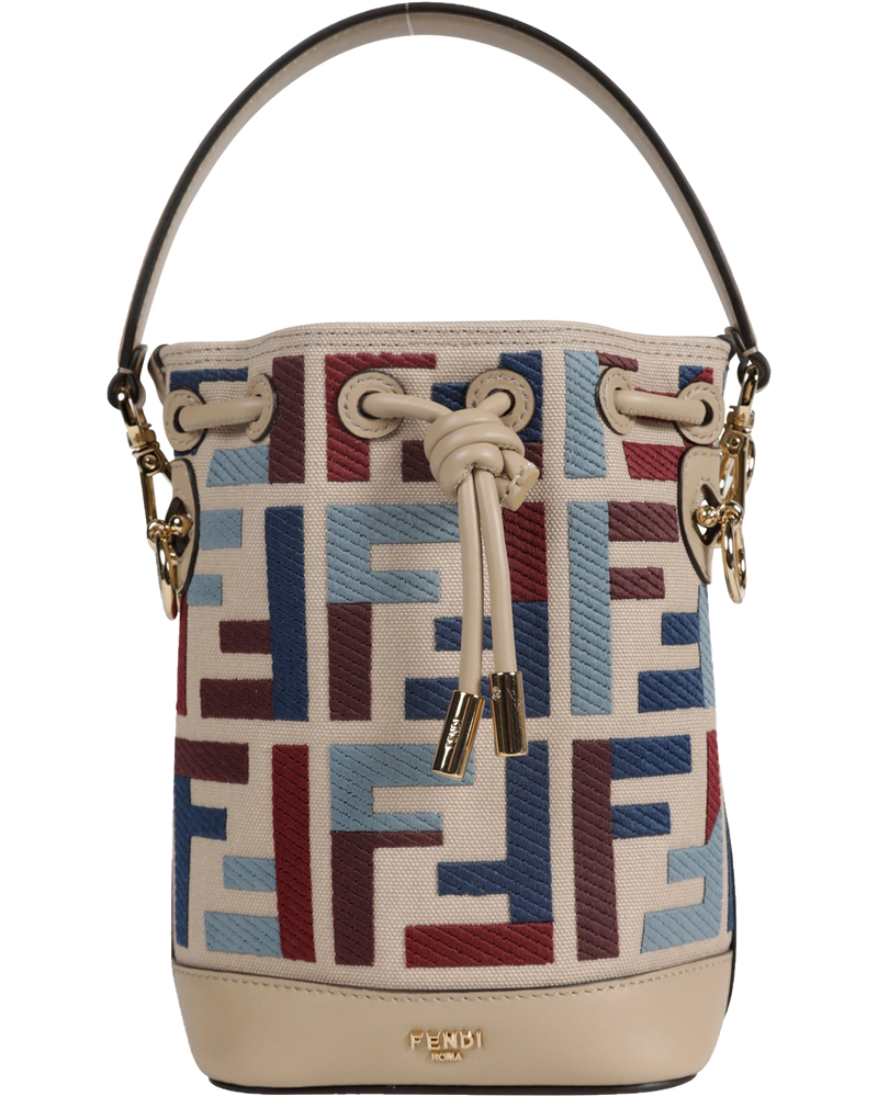 Оригінальна Mon Tresor Canvas Mini Bucket Bag Fendi