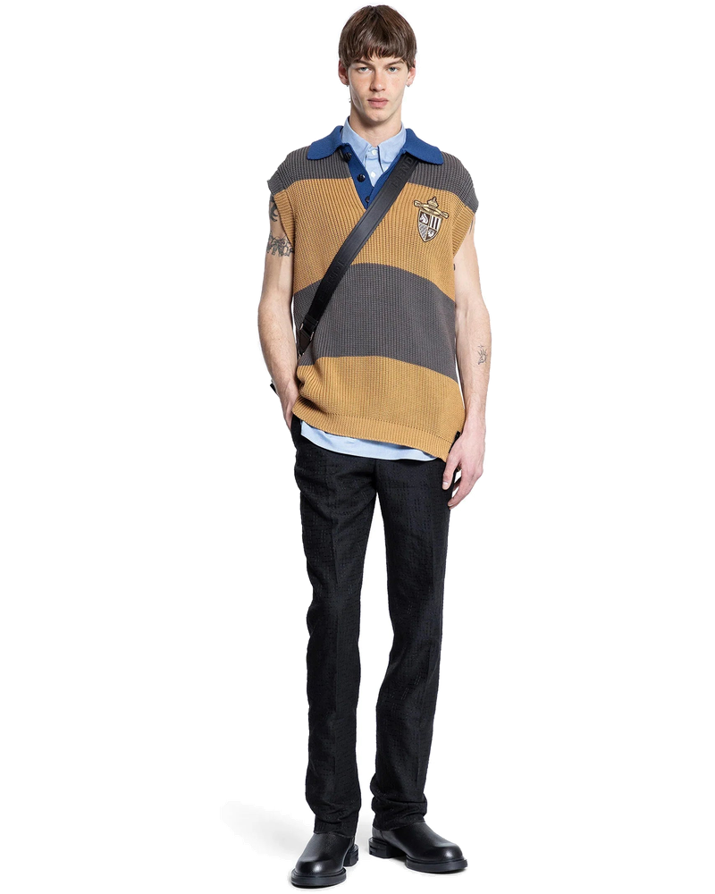 Оригінальна Ff Linen Tailored Trousers Fendi