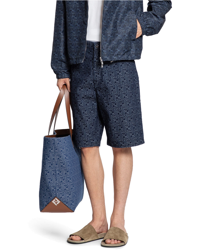 Ff Jacquard Denim 5 Pocket Shorts Fendi – Гарантія оригінальності