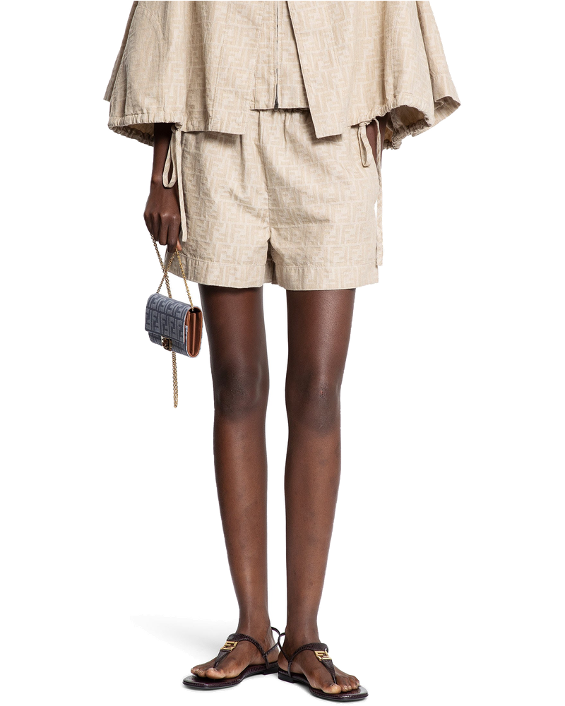 Ff Chambray Denim Shorts Fendi – Гарантія оригінальності