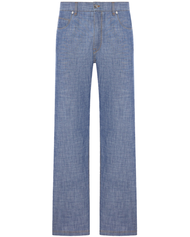 Blue Chambray Denim Pants Fendi оригінал – Купити в Україні