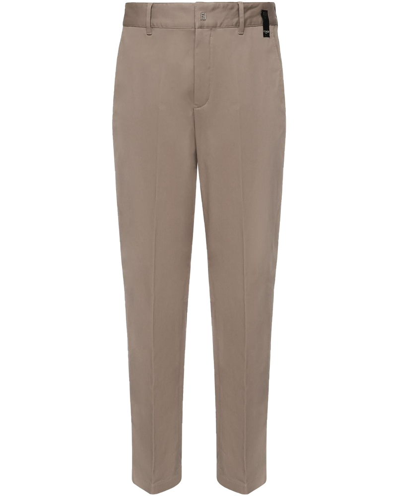 Pantaloni In Gabardine Con Logo Fendi – Гарантія оригінальності