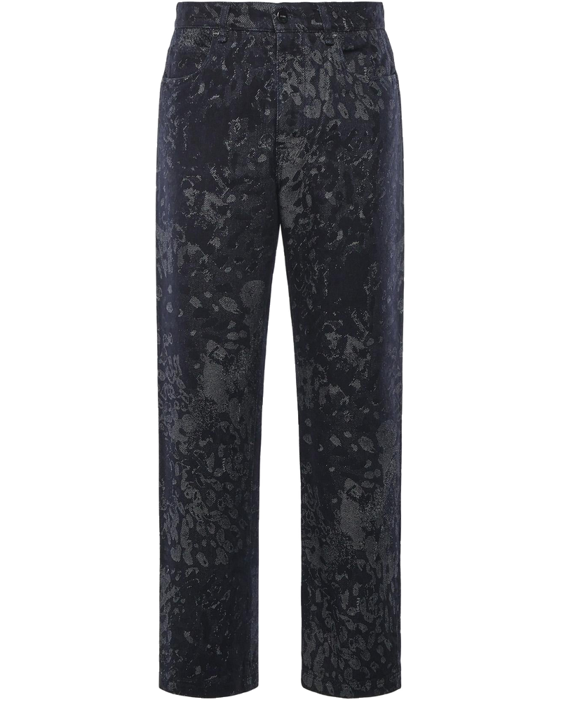 Оригінальна Jeans Jacquard In Denim Fendi
