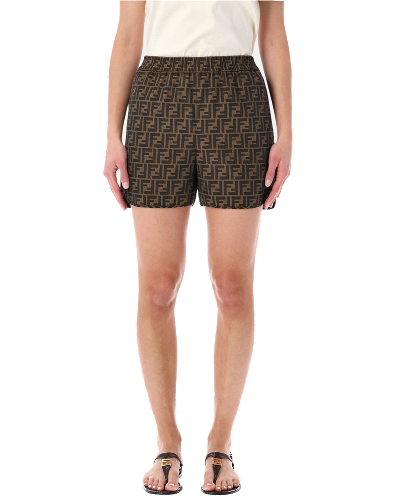 Ff Jacquard Canvas Shorts Fendi – Гарантія оригінальності