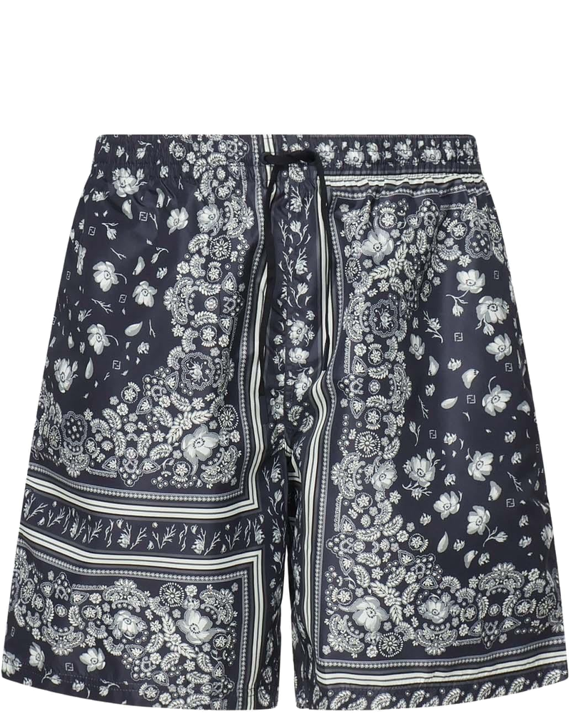 Оригінальна Boxer Mare In Nylon Stampato Fendi