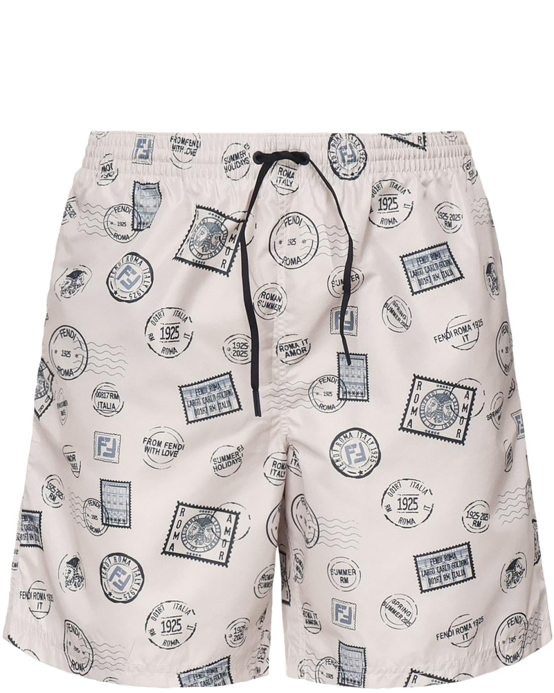 Оригінальна Boxer Mare In Nylon Stampato Fendi