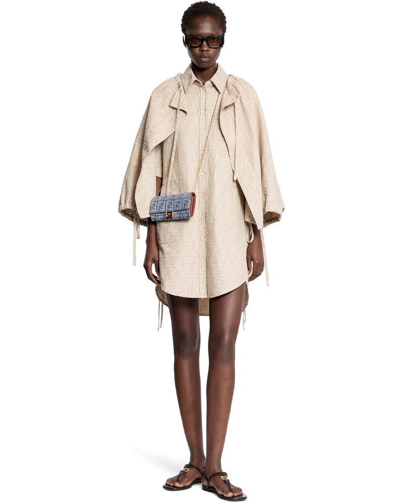 Ff Chambray Denim Pocket Shirt Dress Fendi оригінал – Купити в Україні