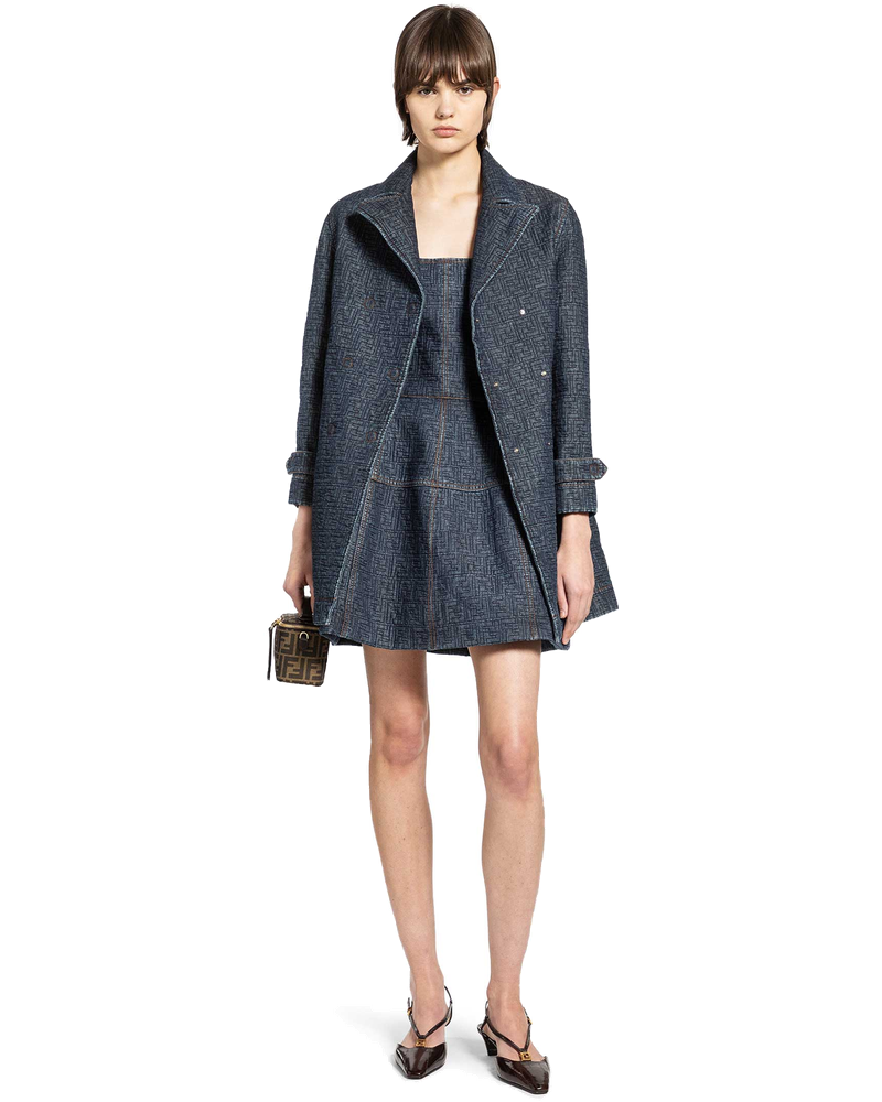 Оригінальна Ff Denim Mini Dress Fendi