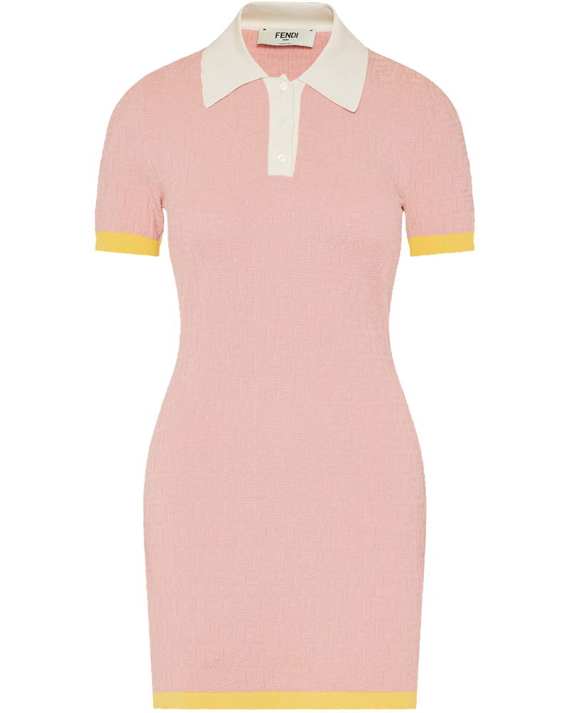 Ff Cotton And Silk Mini Dress Fendi – Гарантія оригінальності