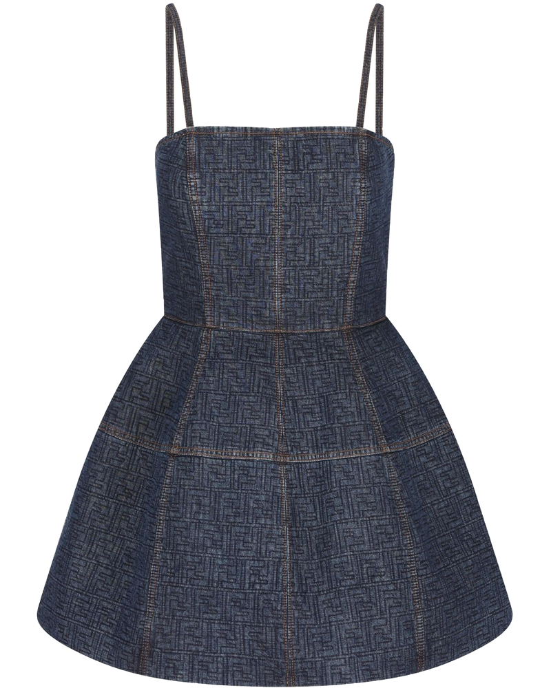 Abito In Denim Ff Fendi – Гарантія оригінальності