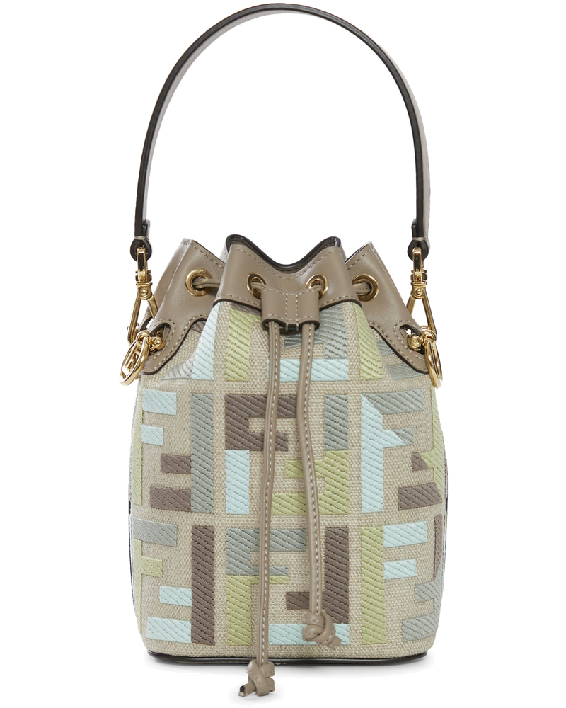 Оригінальна Mini Mon Tresor Linen Embroidery Fendi