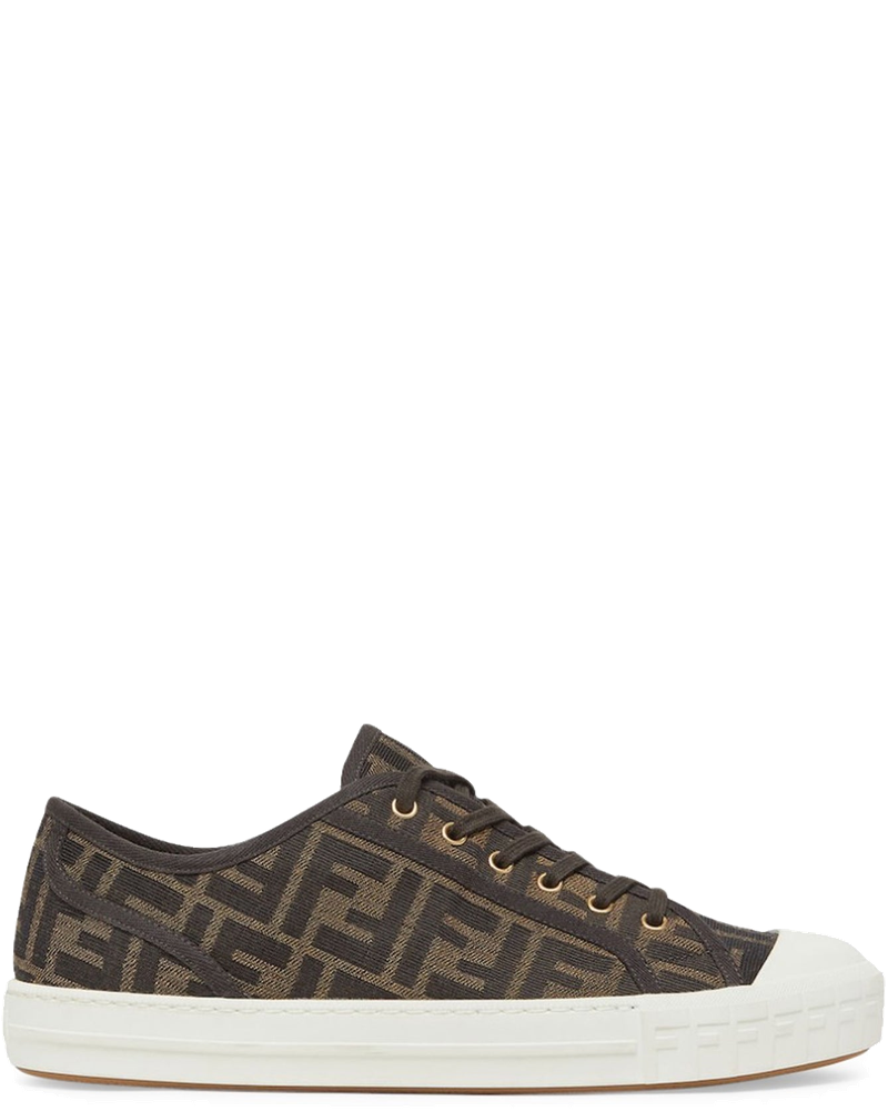 Оригінальна Domino Low Top Sneaker In Ff Fabric Fendi