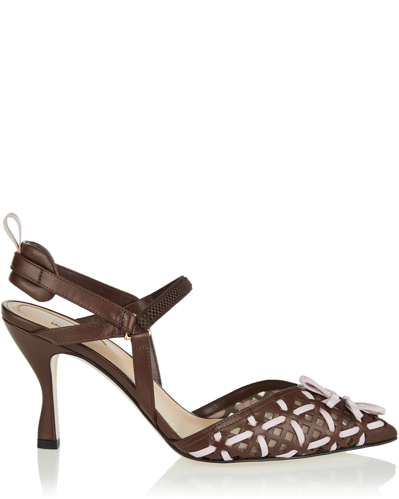 Leather High Heeled Pumps Fendi – Гарантія оригінальності