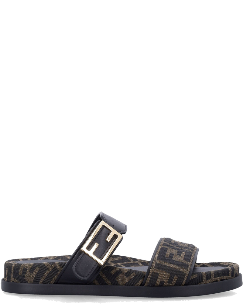 Ff Monogram Leather Sandals Fendi оригінал – Купити в Україні
