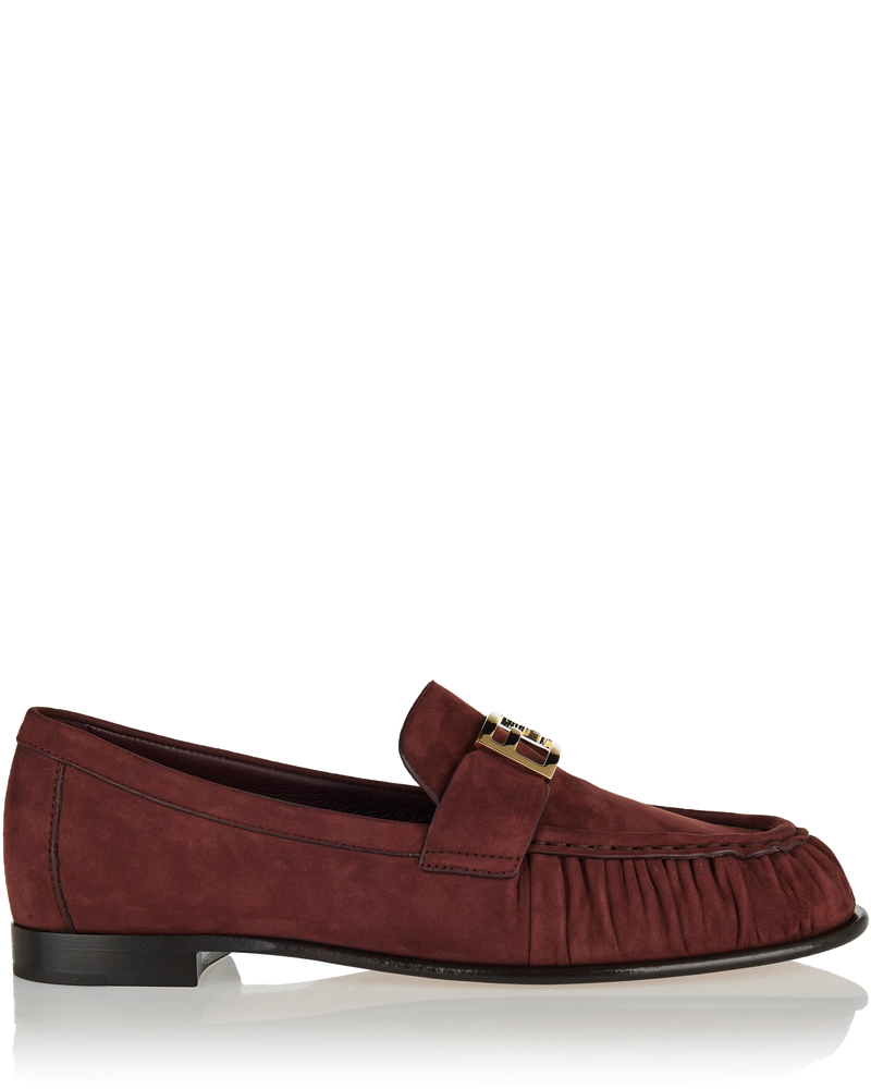 Sellier Suede Loafers Fendi – Гарантія оригінальності