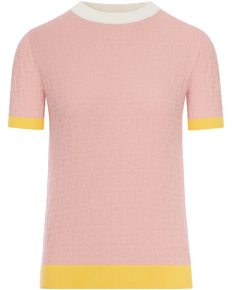 Crew Neck Cotton And Silk Sweater Fendi – Гарантія оригінальності