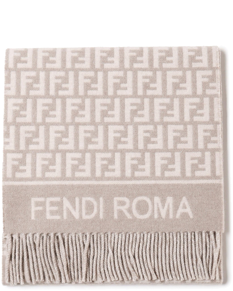 Sciarpa In Lana E Cashmere Ff Jacquard Fendi – Гарантія оригінальності