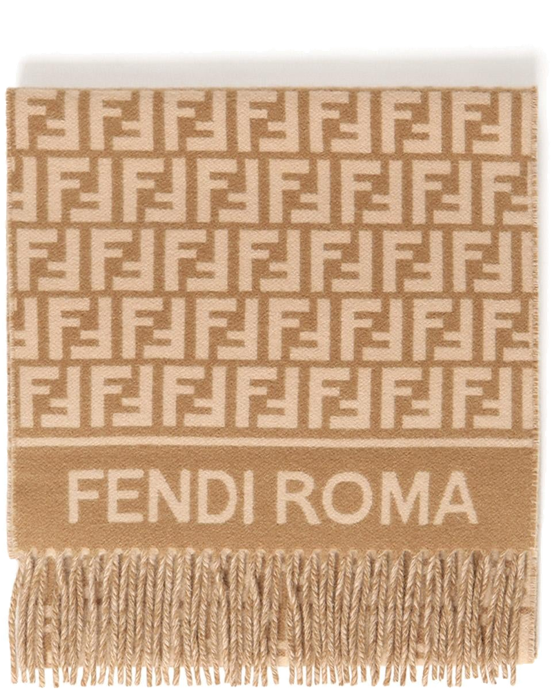 Sciarpa In Lana E Cashmere Ff Jacquard Fendi – Гарантія оригінальності