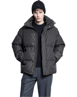 Оригінальна Ff Nylon Puffer Jacket Fendi