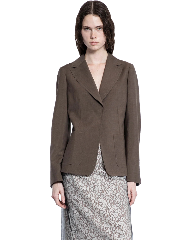 Оригінальна Wool And Mohair Blazer Fendi