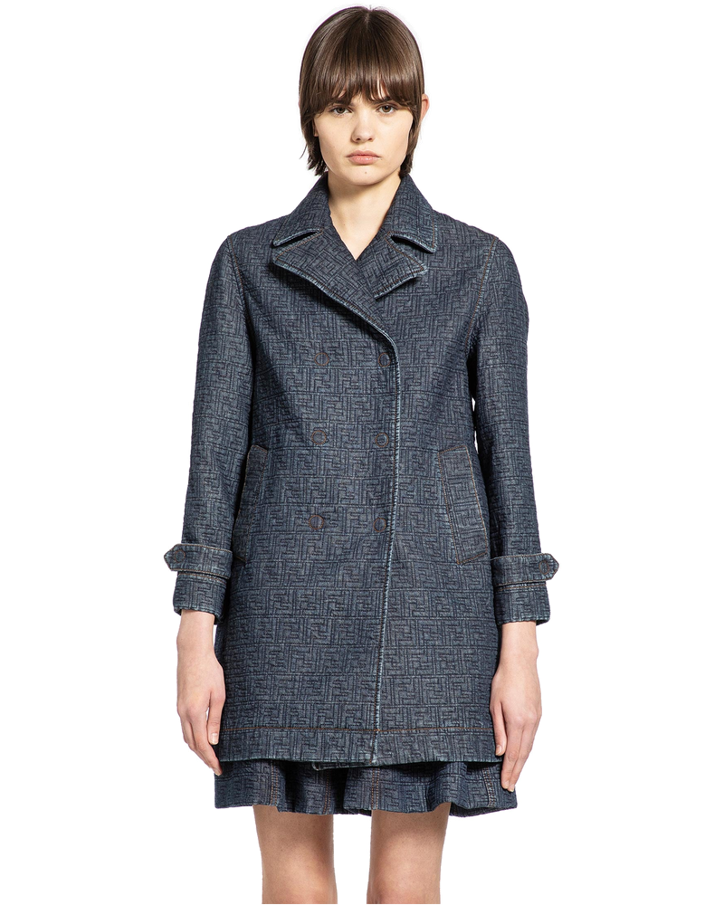 Quilted Ff Denim Jacket Fendi оригінал – Купити в Україні