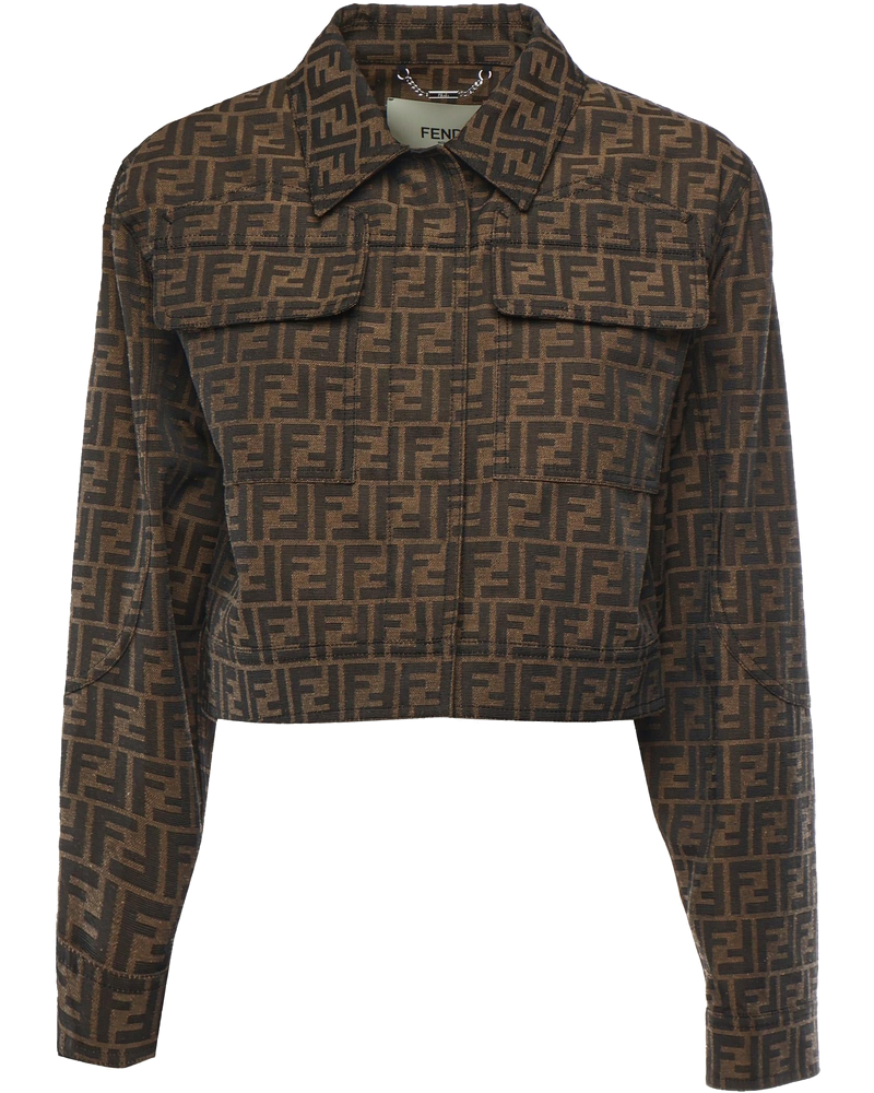 Giacca Crop Ff Jacquard Fendi – Гарантія оригінальності