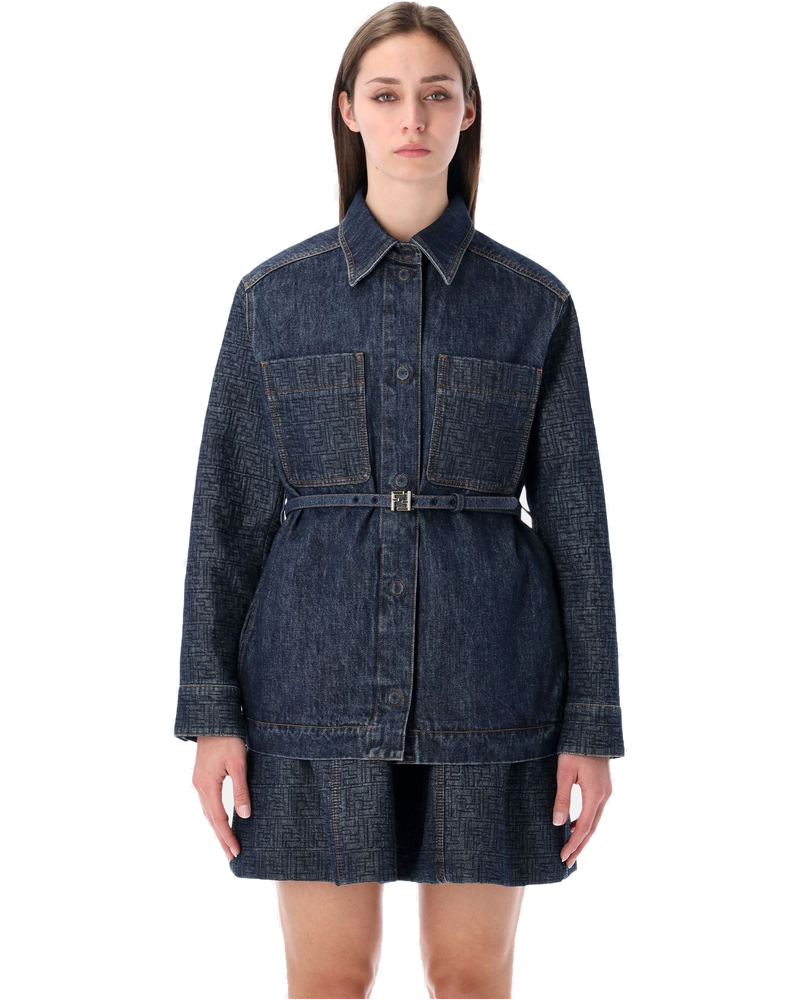 Оригінальна Dark Blue Denim Go To Jacket Fendi