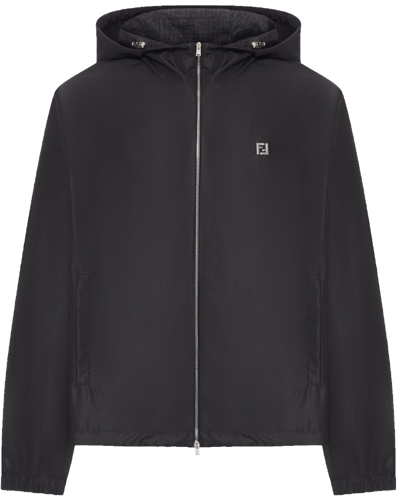 Оригінальна Black Technical Fabric Jacket Fendi