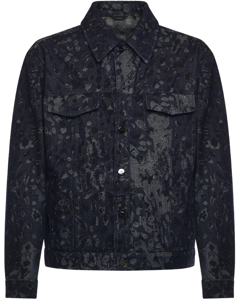 Giacca In Denim Jacquard Fendi – Гарантія оригінальності