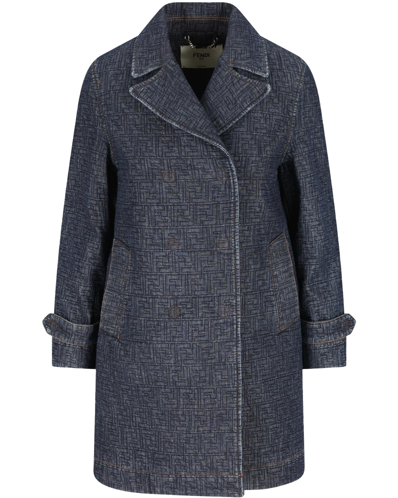 Giacca In Denim Ff Fendi – Гарантія оригінальності