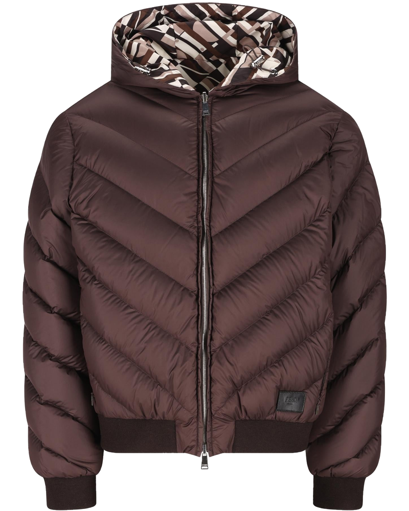 Оригінальна Reversible Down Jacket Ff Fendi