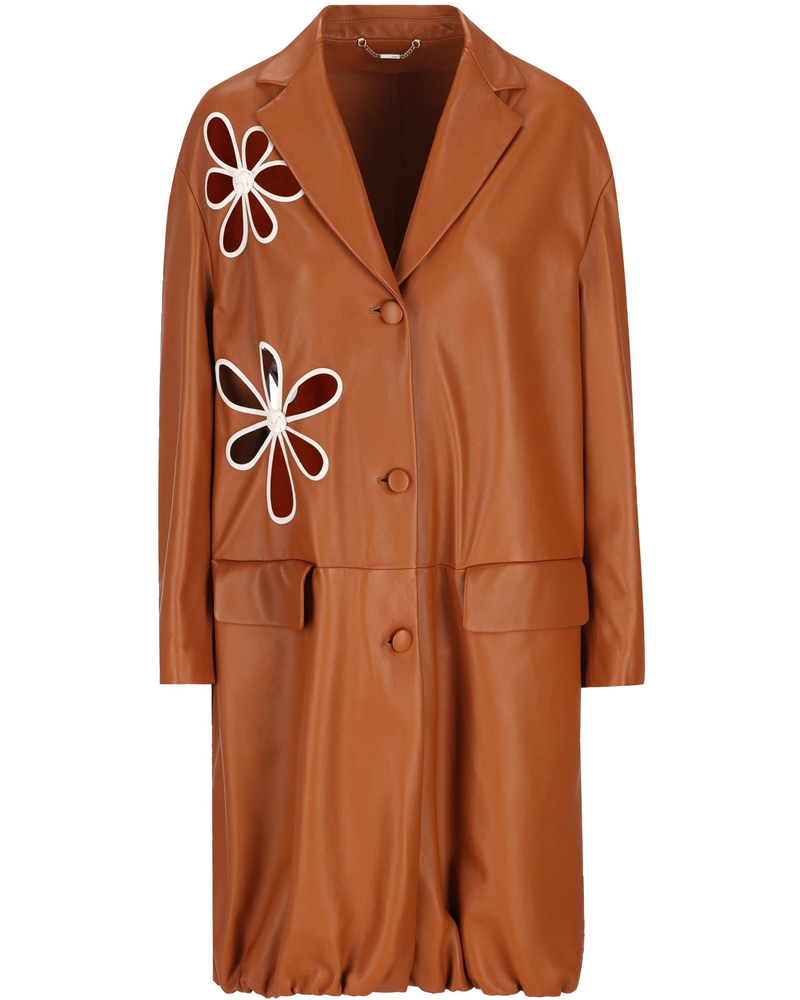 Оригінальна Leather Overcoat Fendi