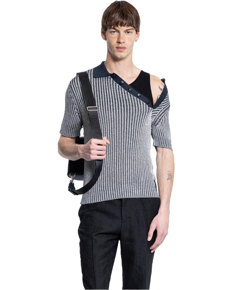 Cotton And Viscose Polo Shirt Fendi – Гарантія оригінальності