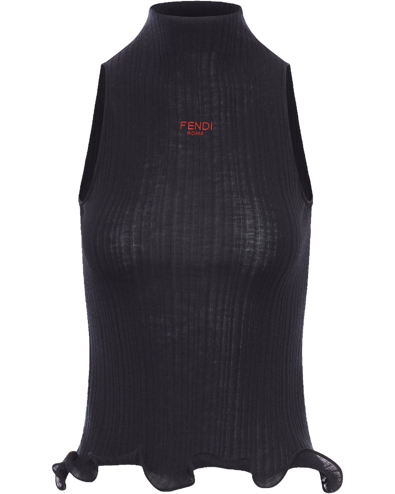 Cotton Top Finished With Ruffles Fendi – Гарантія оригінальності