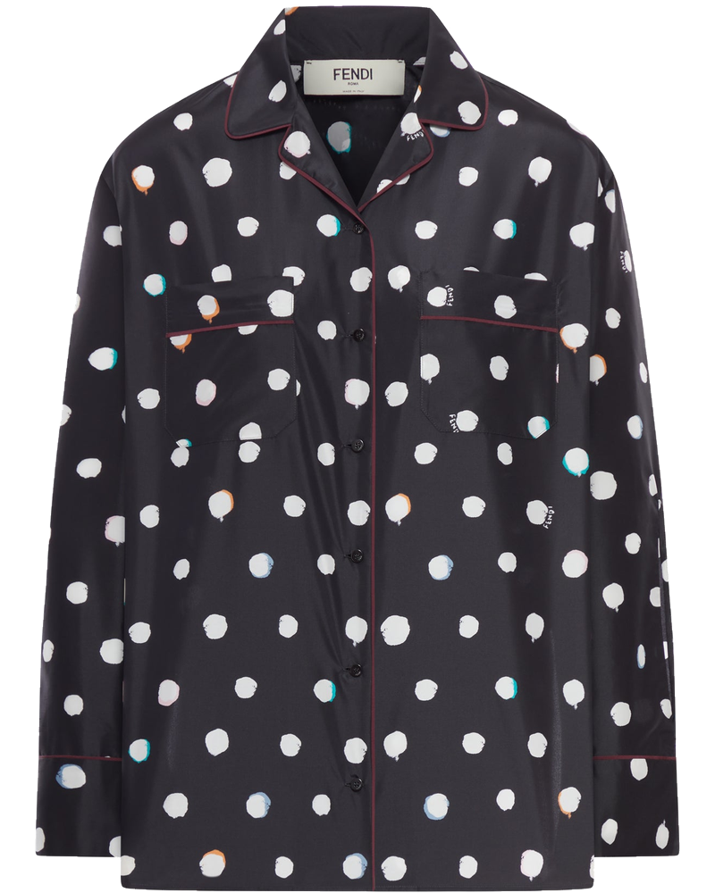 Printed Taffeta Shirt Fendi – Гарантія оригінальності