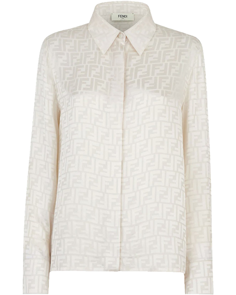 Ff Silk Crepe Shirt Fendi оригінал – Купити в Україні