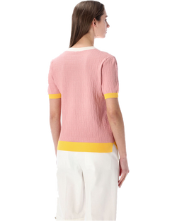 Ff Jacquard Cotton Silk T Shirt Fendi – Гарантія оригінальності